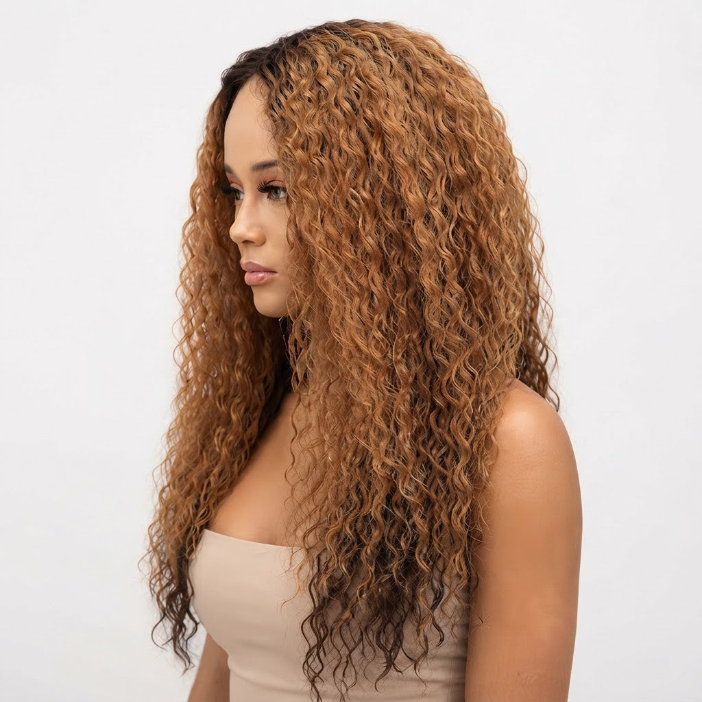 Kuknus HH Deep Wave - Synthetic Lace Front Wig