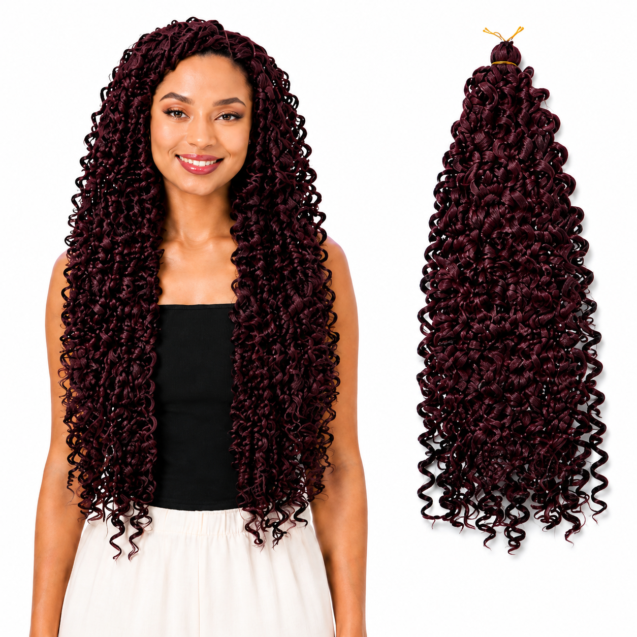 Kuknus Water Bulk Synthetic Braids 20"