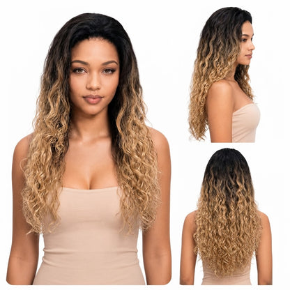 Kuknus Dumba2 - Synthetic Lace Front Wig with Natural Baby Hairline