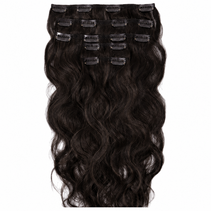 Darbro Doja Synthetic Silk Press Body Wave Clip-In  Hair Extensions 24"