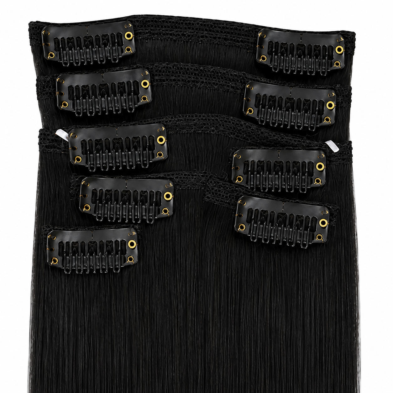 Sleek Synthetic Fashion Idol 101 Clip-In Hair Extensions 18"