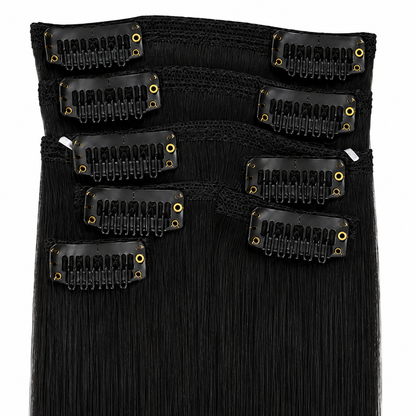 Sleek Synthetic Fashion Idol 101 Clip-In Hair Extensions 18"
