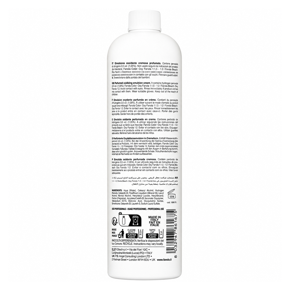 Fanola Activator 3.5V 300ml-Hair Color Developer-Beauty and hair supply
