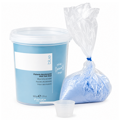 Fanola Blue Bleaching Powder Jar 500g-Bleaching Powder-Beauty and hair supply