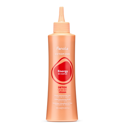 Fanola Detox Scalp Scrub Fluid Gel Vitamins Energy 195ml-Pre-Shampoo-Beauty and hair supply