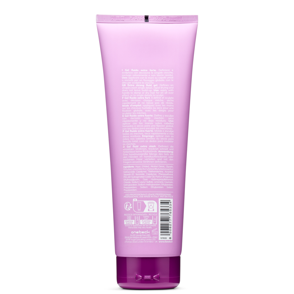 Fanola Extra Strong Fluid Gel 250ml Fantouch-Gel-Beauty and hair supply
