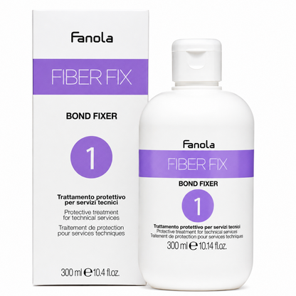 Fanola Fiber Fix Bond Fixer 1 Protective Treatment 300ml-Bond Repair Treatment-Beauty and hair supply