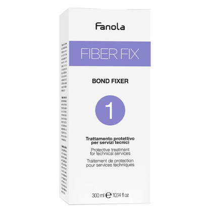 Fanola Fiber Fix Bond Fixer 1 Protective Treatment 300ml-Bond Repair Treatment-Beauty and hair supply