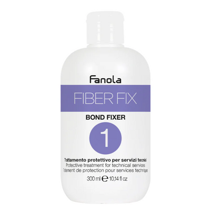 Fanola Fiber Fix Bond Fixer 1 Protective Treatment 300ml-Bond Repair Treatment-Beauty and hair supply
