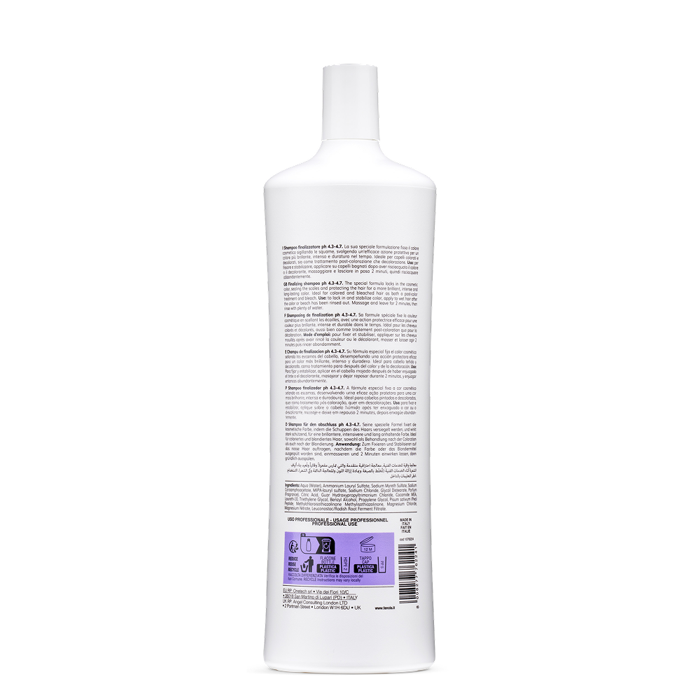 Fanola Finishing Shampoo pH 4.3-4.7 1000ml Fiber Fix-Repairing Shampoo-Beauty and hair supply