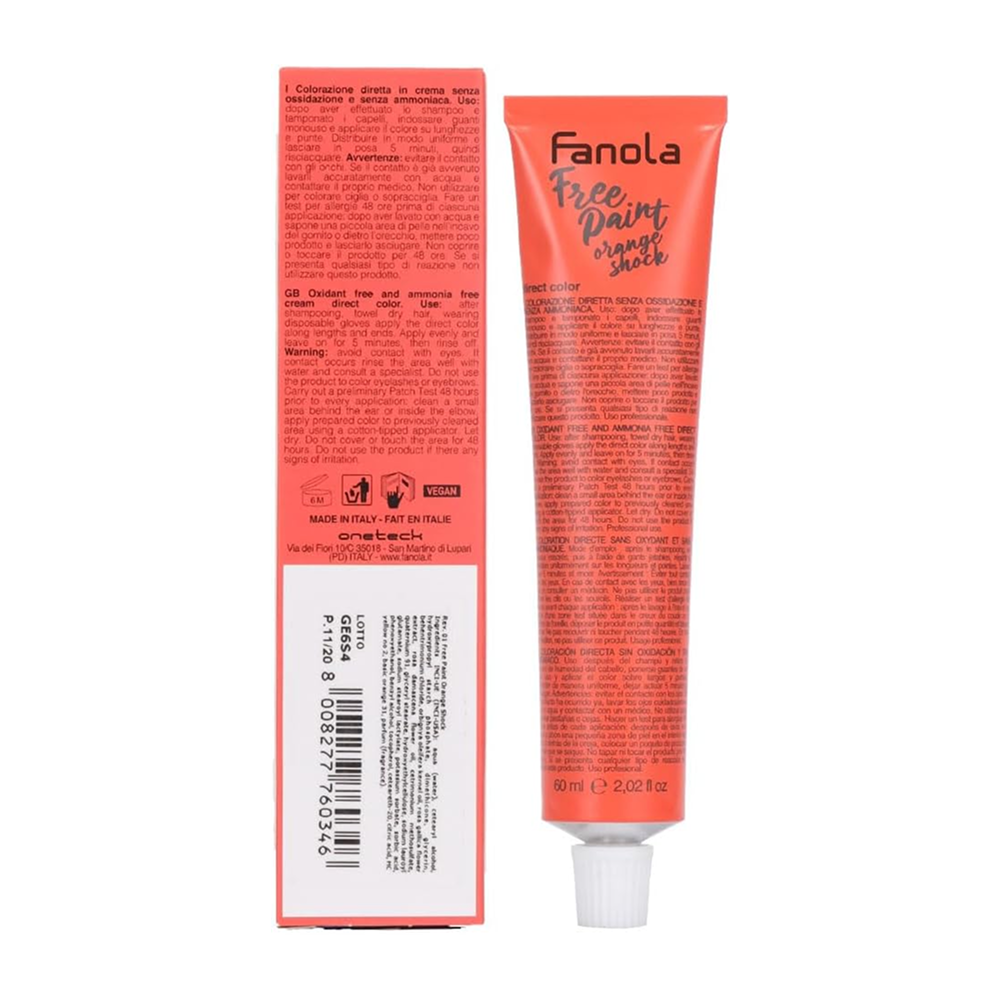 Fanola Free Paint Direct Color 60ml-Temporary Hair Color-Beauty and hair supply
