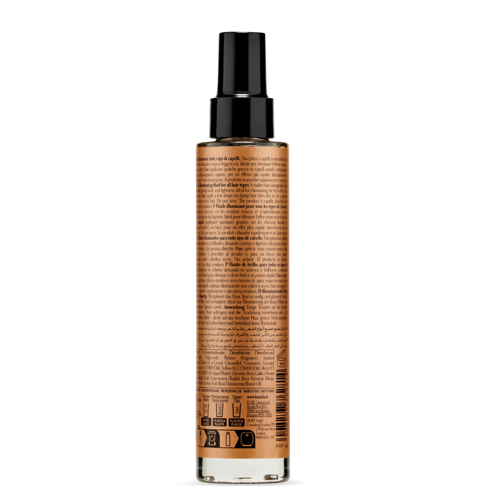 Fanola Gold Serum Oro Therapy Illuminating-Styling Serum-Beauty and hair supply