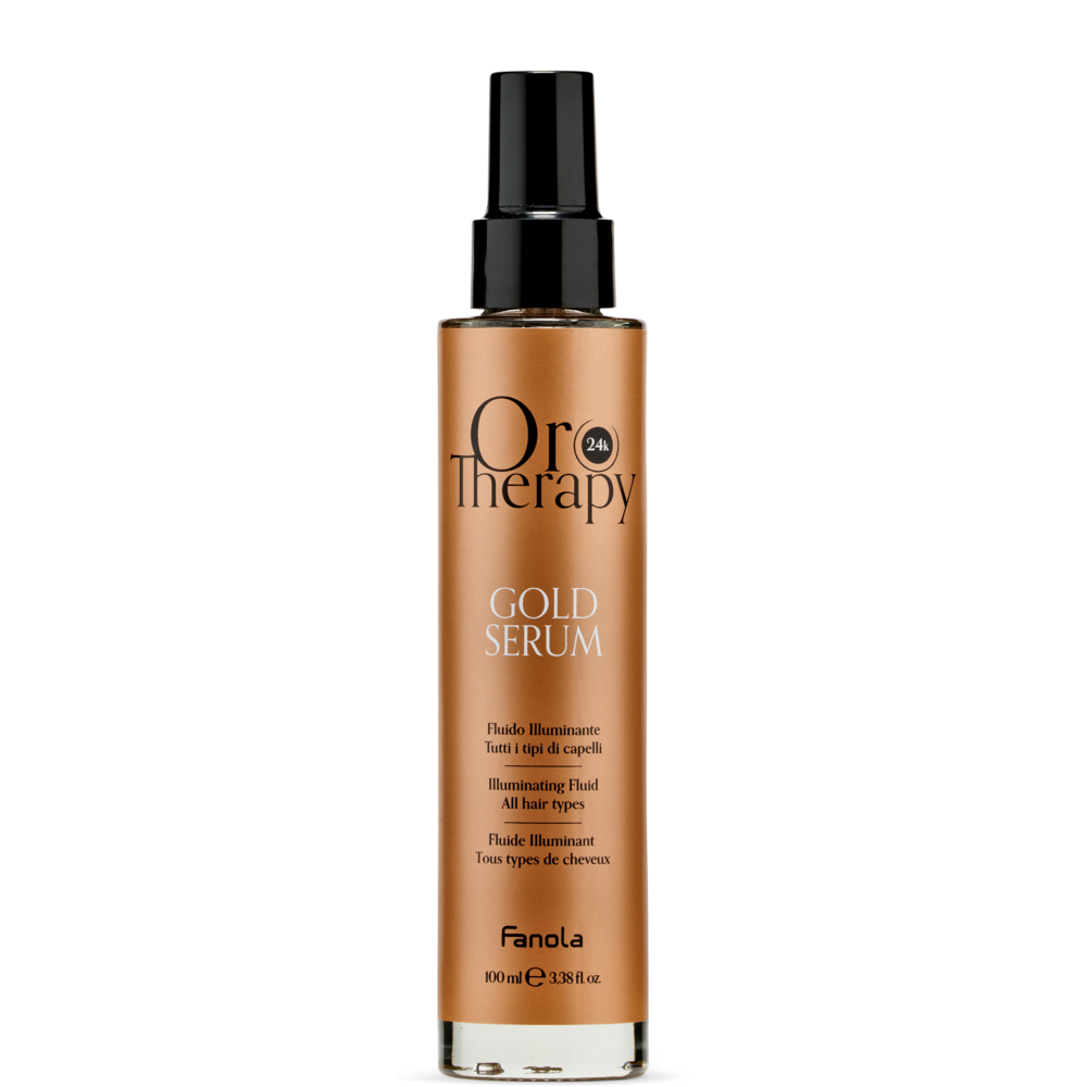 Fanola Gold Serum Oro Therapy Illuminating-Styling Serum-Beauty and hair supply