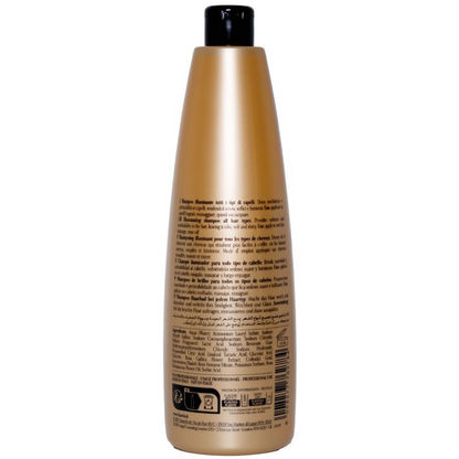 Fanola Illuminating Oro Therapy Shampoo 1000ml-Cleansing Shampoo-Beauty and hair supply