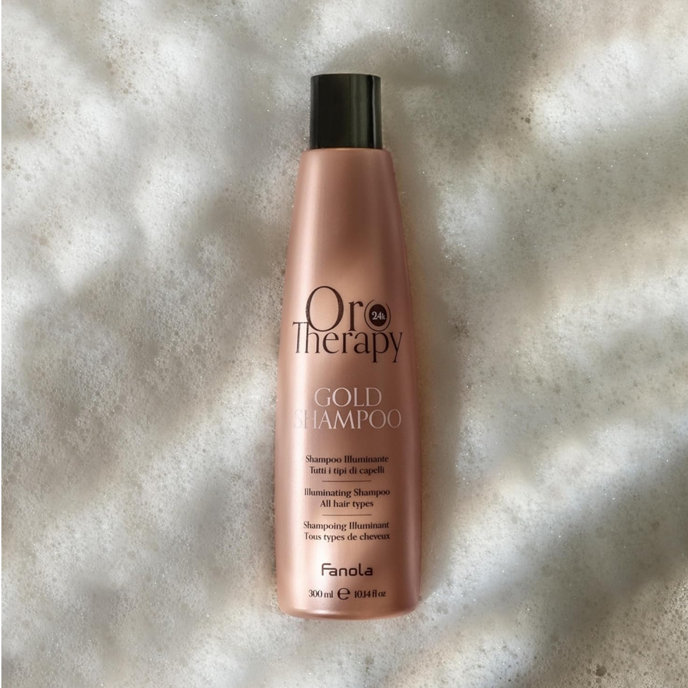 Fanola Illuminating Oro Therapy Shampoo 1000ml-Cleansing Shampoo-Beauty and hair supply