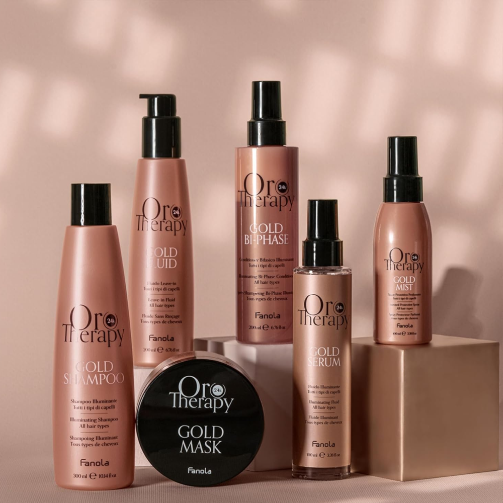 Fanola Illuminating Oro Therapy Shampoo 1000ml-Cleansing Shampoo-Beauty and hair supply