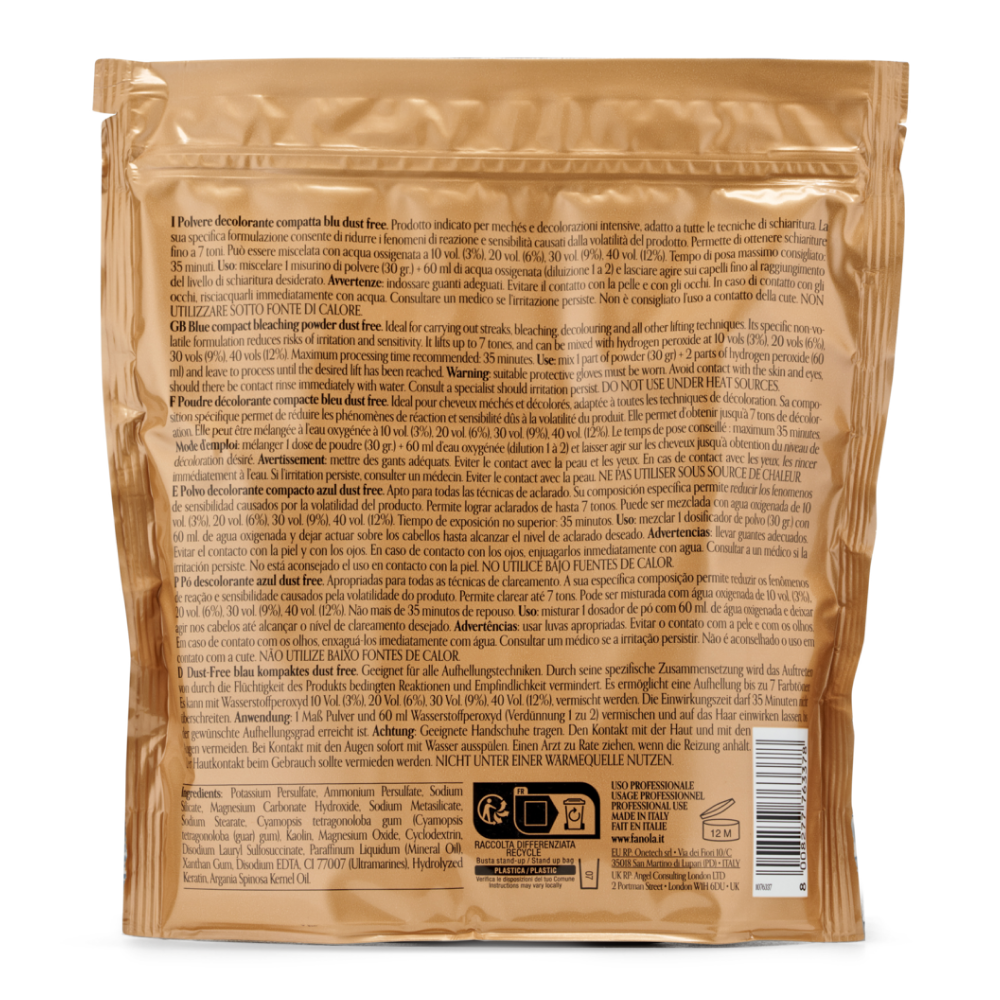 Fanola Keratin Oro Therapy Bleach 500g-Bleaching Powder-Beauty and hair supply
