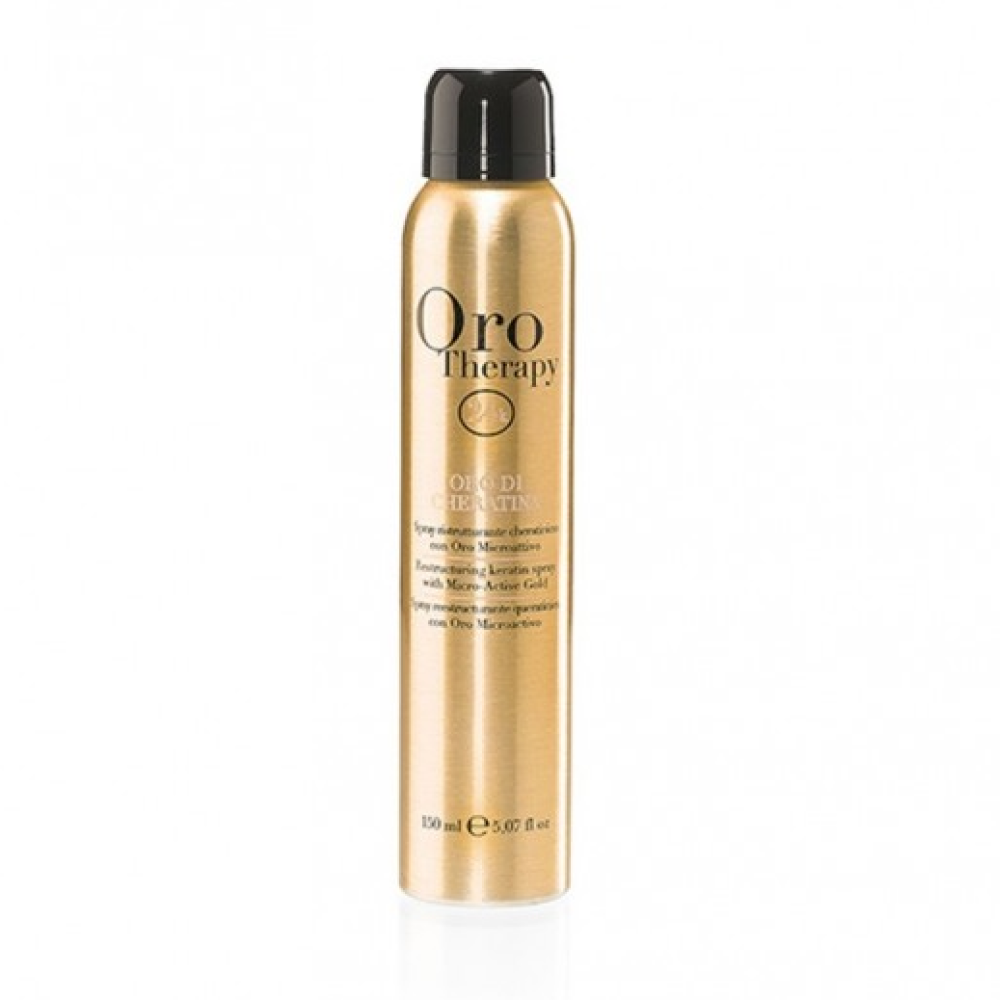 Fanola Keratin Restructuring Spray Oro Therapy 150ml-Hair Spray-Beauty and hair supply