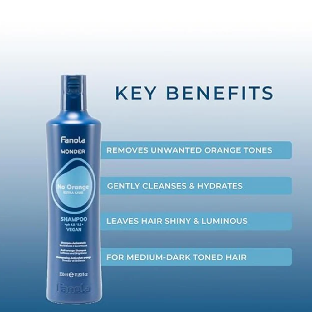 Fanola No Orange Shampoo Wonder-Toning Shampoo-Beauty and hair supply