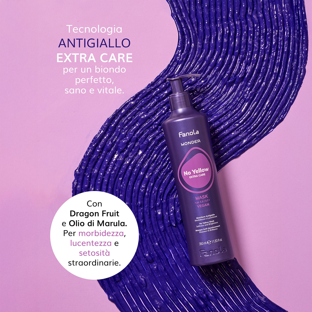 Fanola No Yellow Extra Care Mask Wonder-Hair Mask-Beauty and hair supply