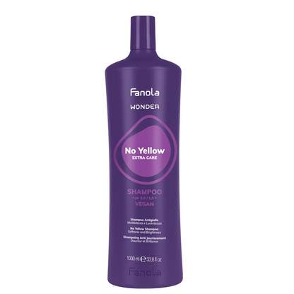 Fanola No Yellow Extra Care Wonder Shampoo Vegan-Toning Shampoo-Beauty and hair supply
