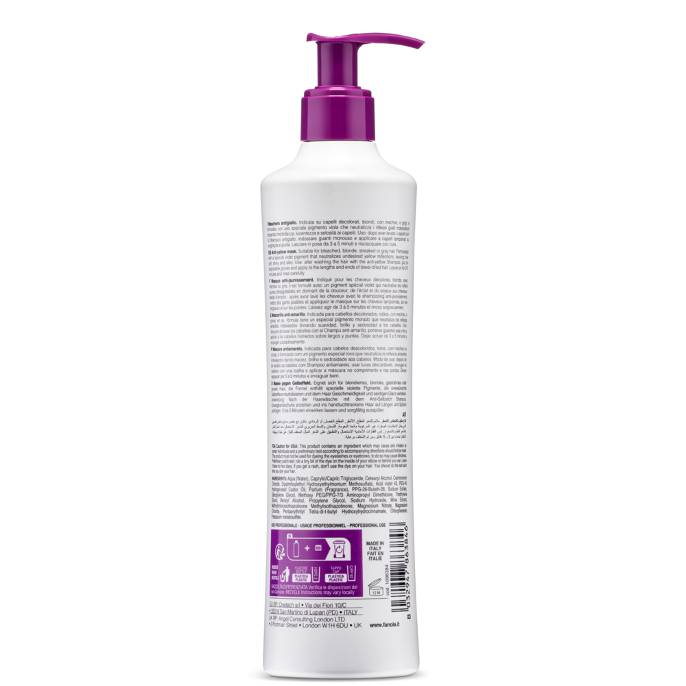 Fanola No Yellow Mask-Hair Mask-Beauty and hair supply