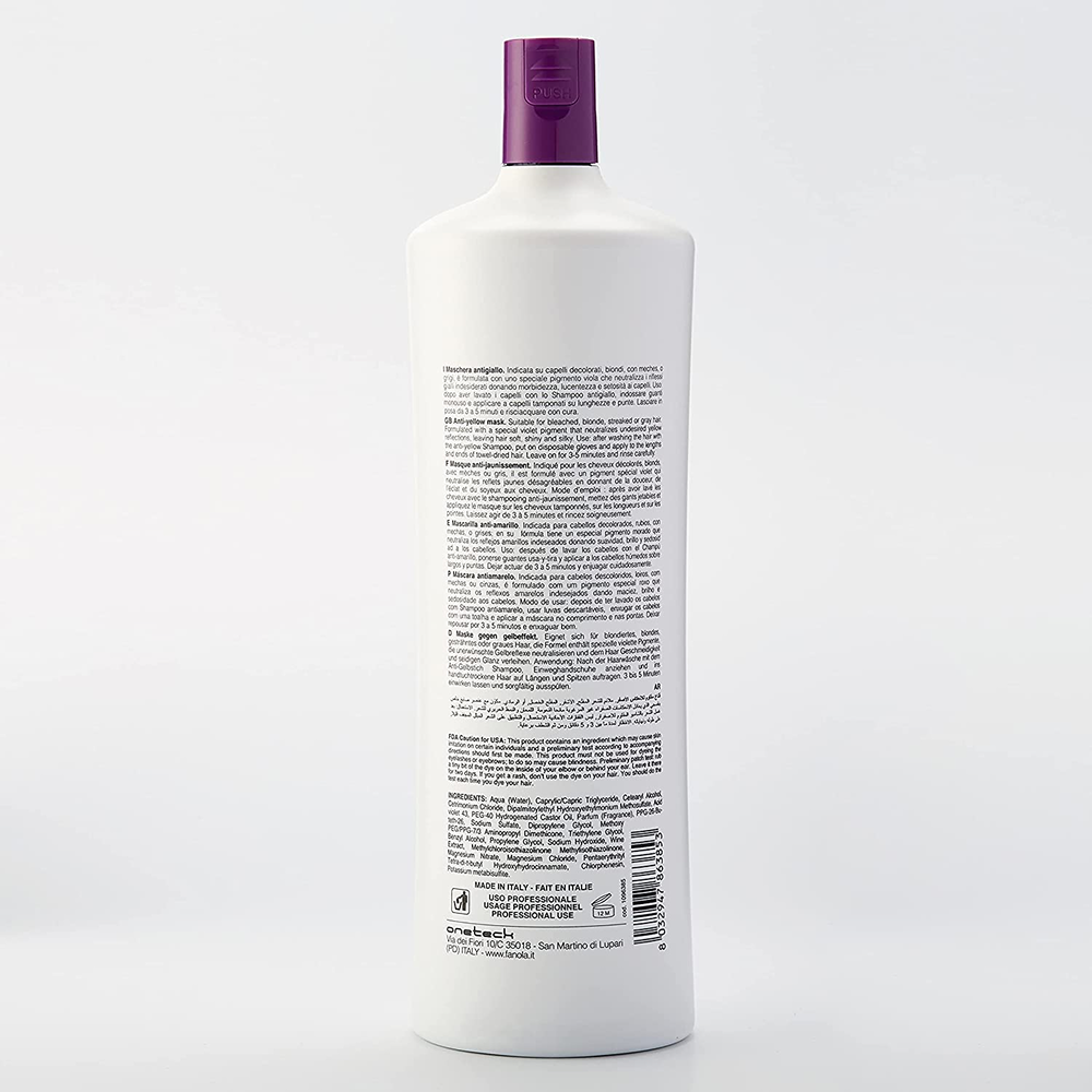 Fanola No Yellow Mask-Hair Mask-Beauty and hair supply