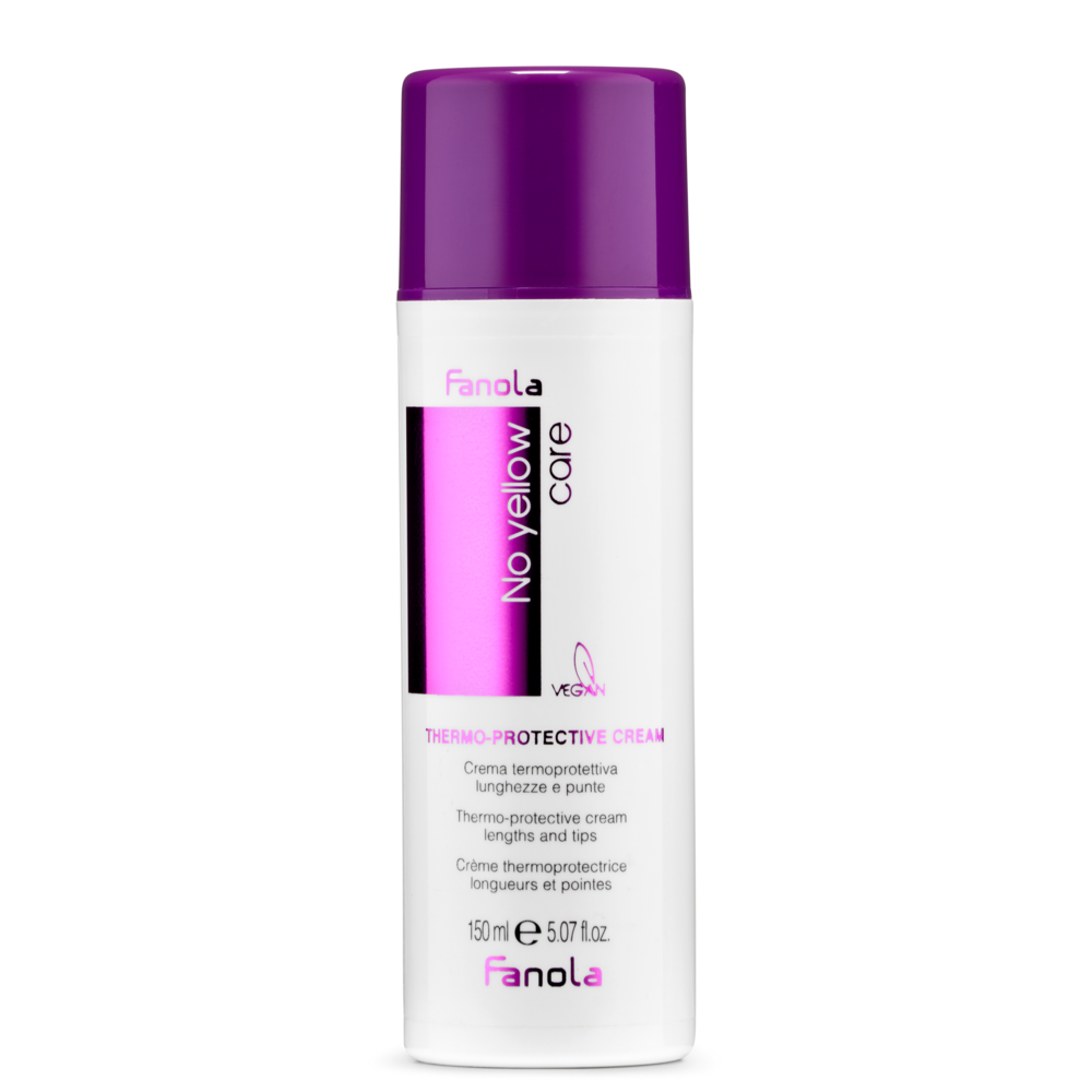 Fanola No Yellow Thermo-Protective Cream 150ml-Heat Care-Beauty and hair supply