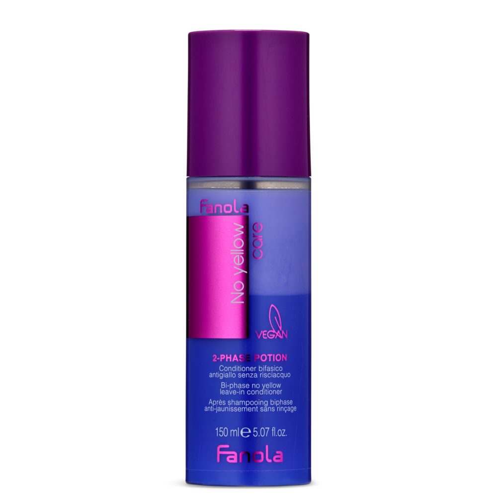 Fanola No Yellow Two-Phase Leave-In Conditioner 150ml-Leave-in Conditioner-Beauty and hair supply