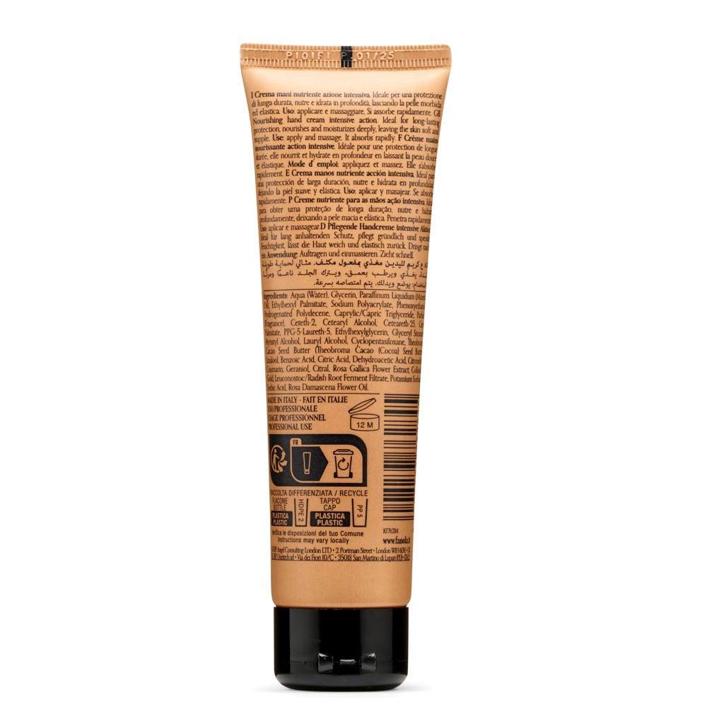 Fanola Oro Therapy Gold Hand Cream 100ml-Hand Cream-Beauty and hair supply
