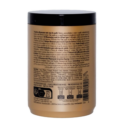 Fanola Oro Therapy Gold Illuminating Mask 1000ml-Hair Mask-Beauty and hair supply
