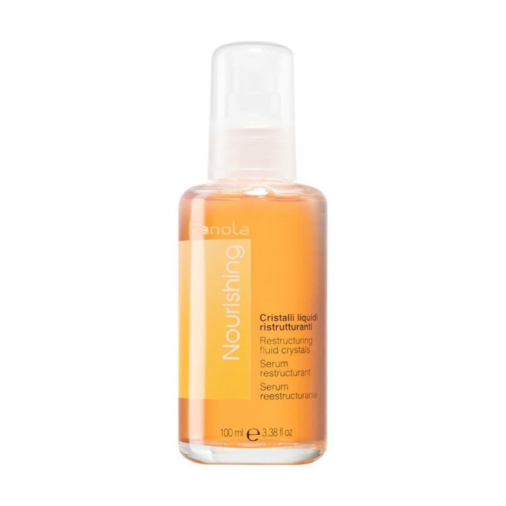 Fanola Restructuring Liquid Crystal 100ml-Styling Serum-Beauty and hair supply