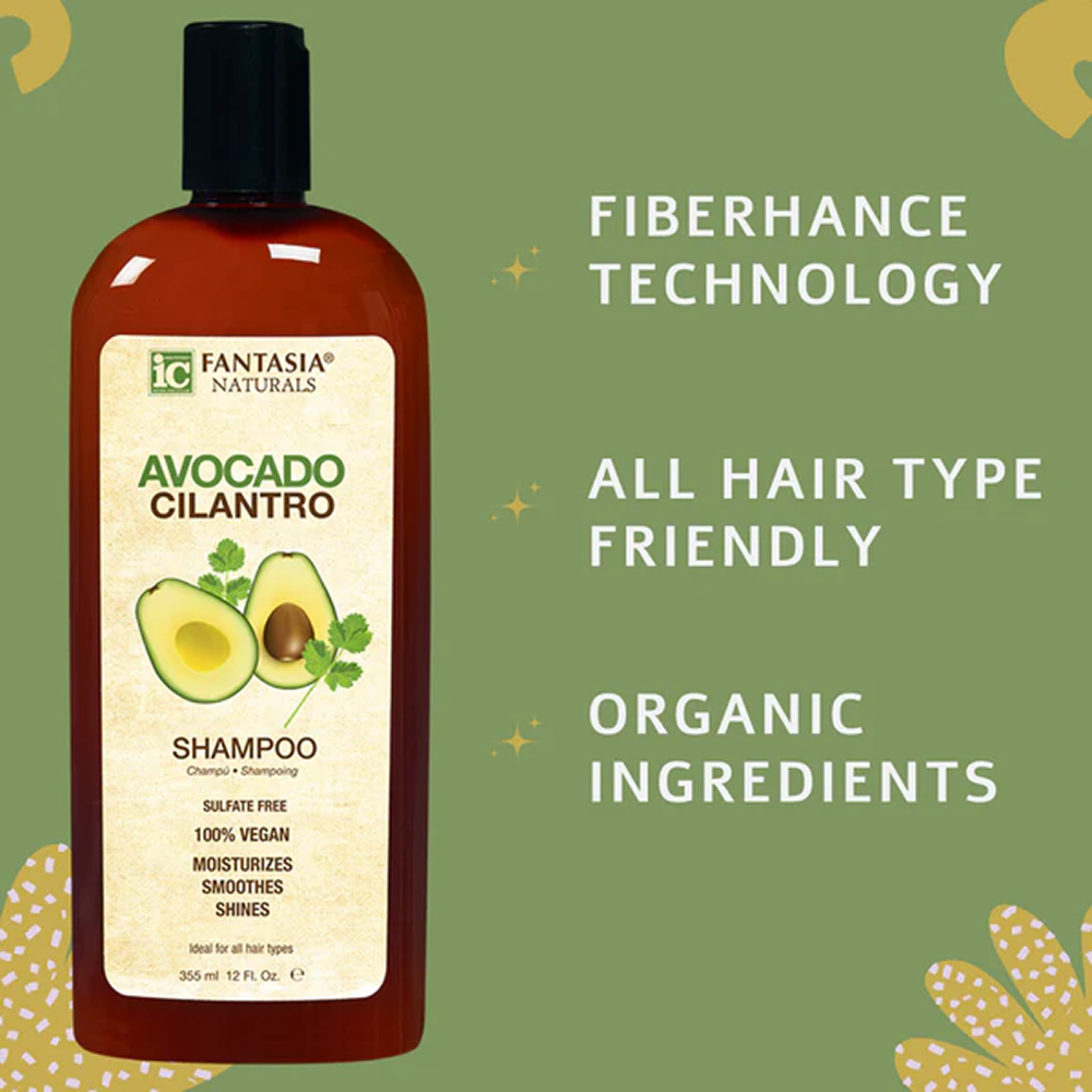 Fantasia IC Avocado &amp; Cilantro Shampoo 355ml-All-Beauty and hair supply