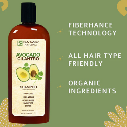 Fantasia IC Avocado &amp; Cilantro Shampoo 355ml-All-Beauty and hair supply
