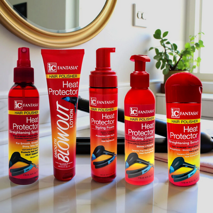 Fantasia IC Heat Protectant Styling Foam 8.5oz-All-Beauty and hair supply