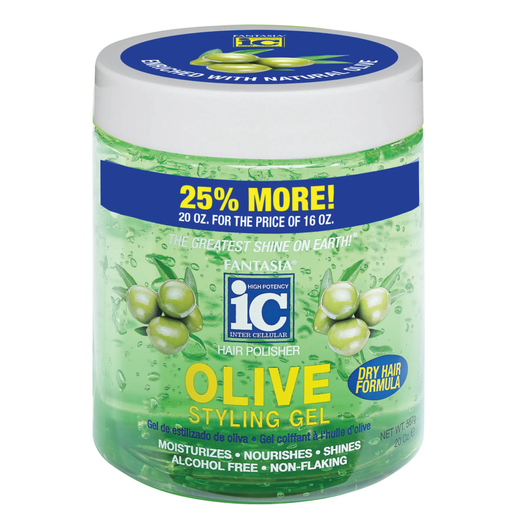 Fantasia IC Olive Oil Styling Gel 16oz-All-Beauty and hair supply