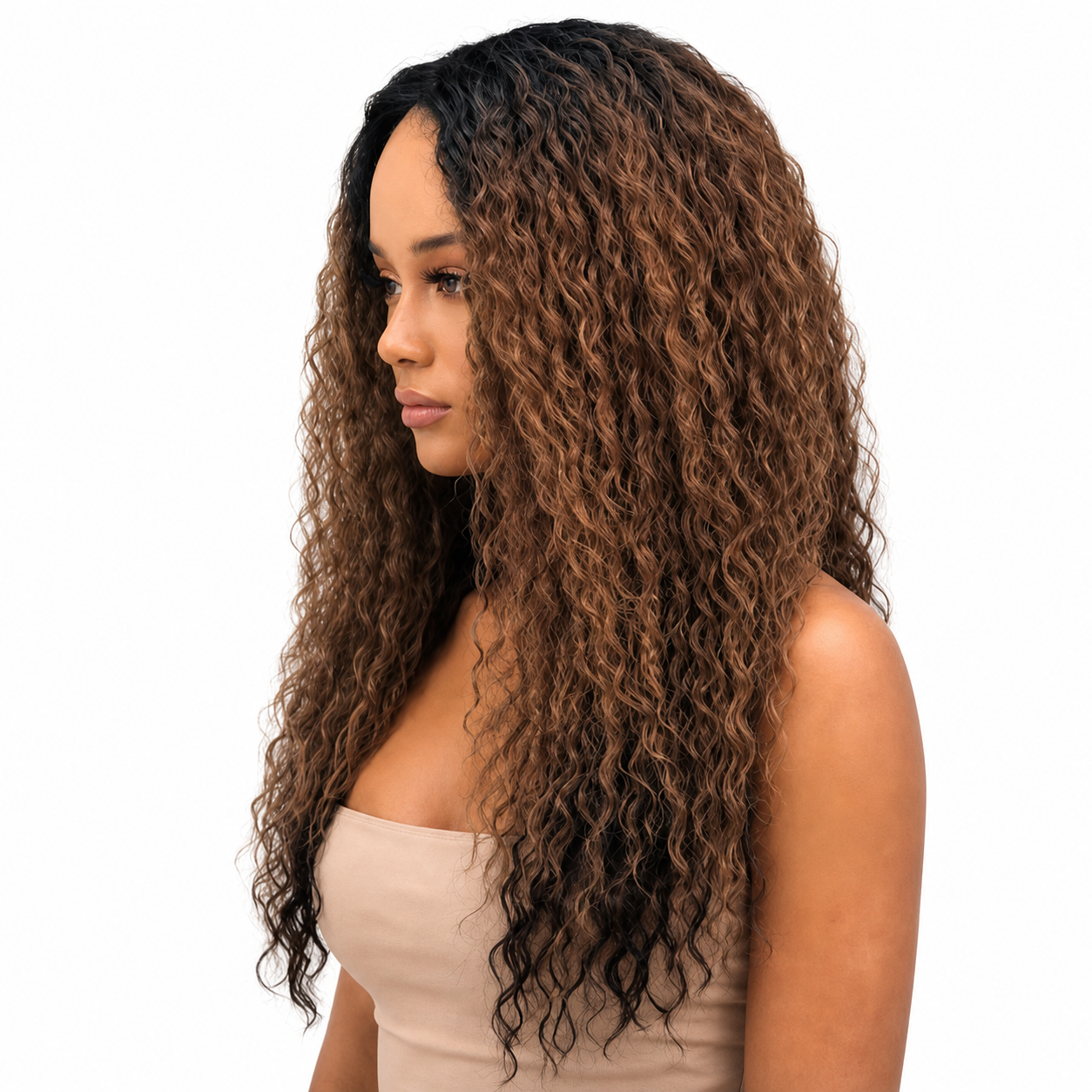 Kuknus HH Deep Wave - Synthetic Lace Front Wig