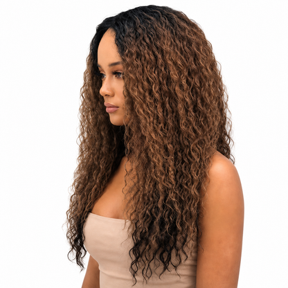 Kuknus HH Deep Wave - Synthetic Lace Front Wig
