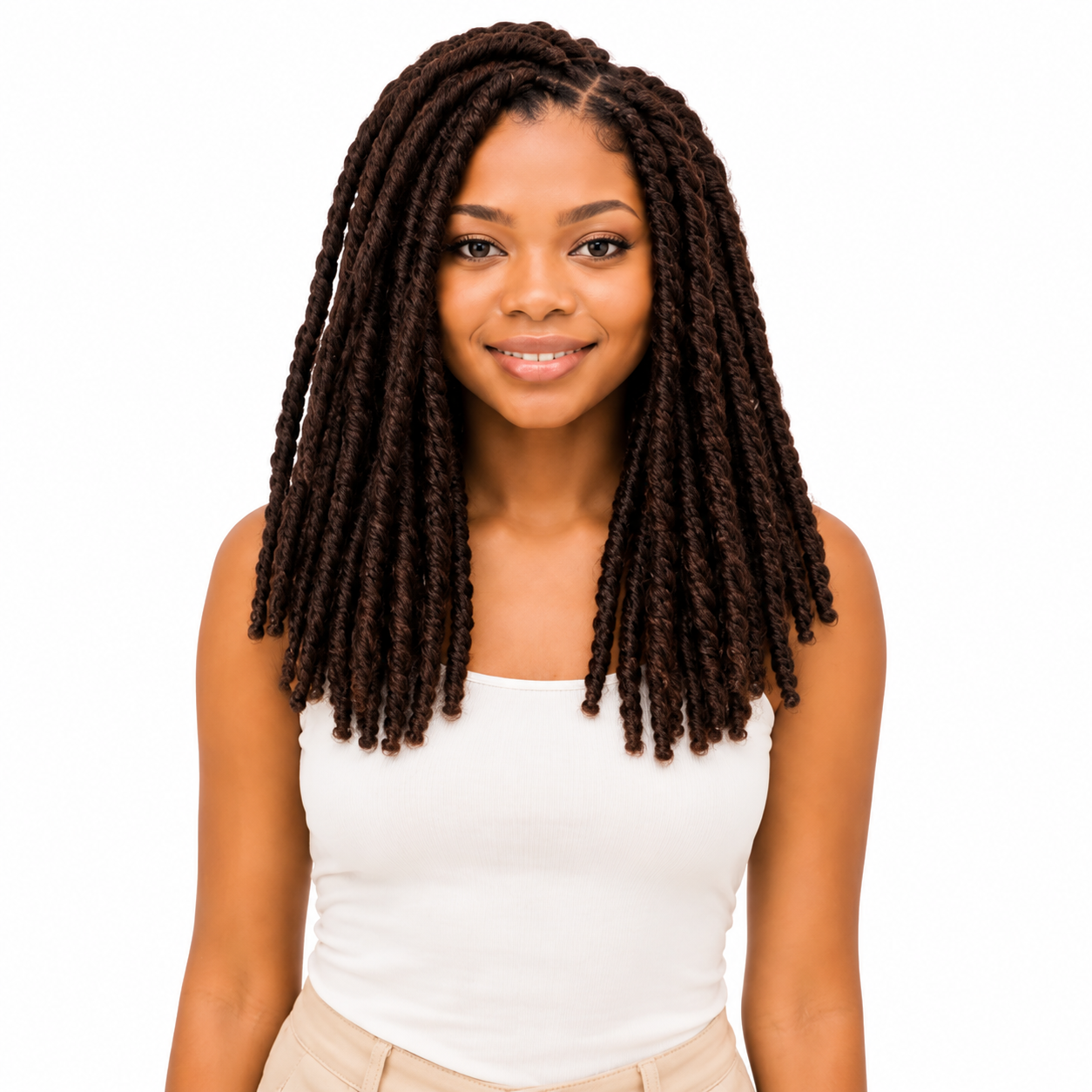 Kuknus Synthetic Baby Dread Locks Bulk 14"