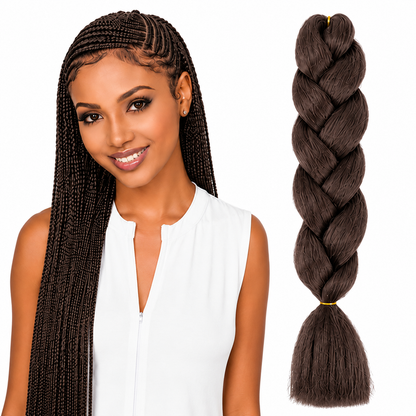 X-Pression Ultra Braids Non-Stretched Kanekalon Braiding Hair 82"