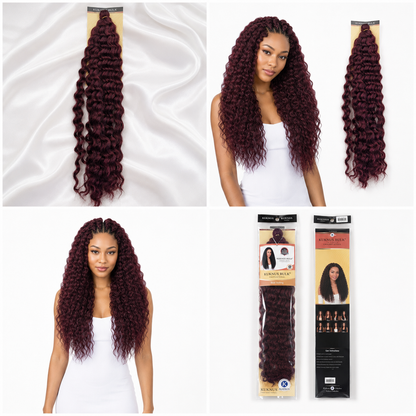 Kuknus Style Deep Twist Bulk Synthetic Braiding Hair