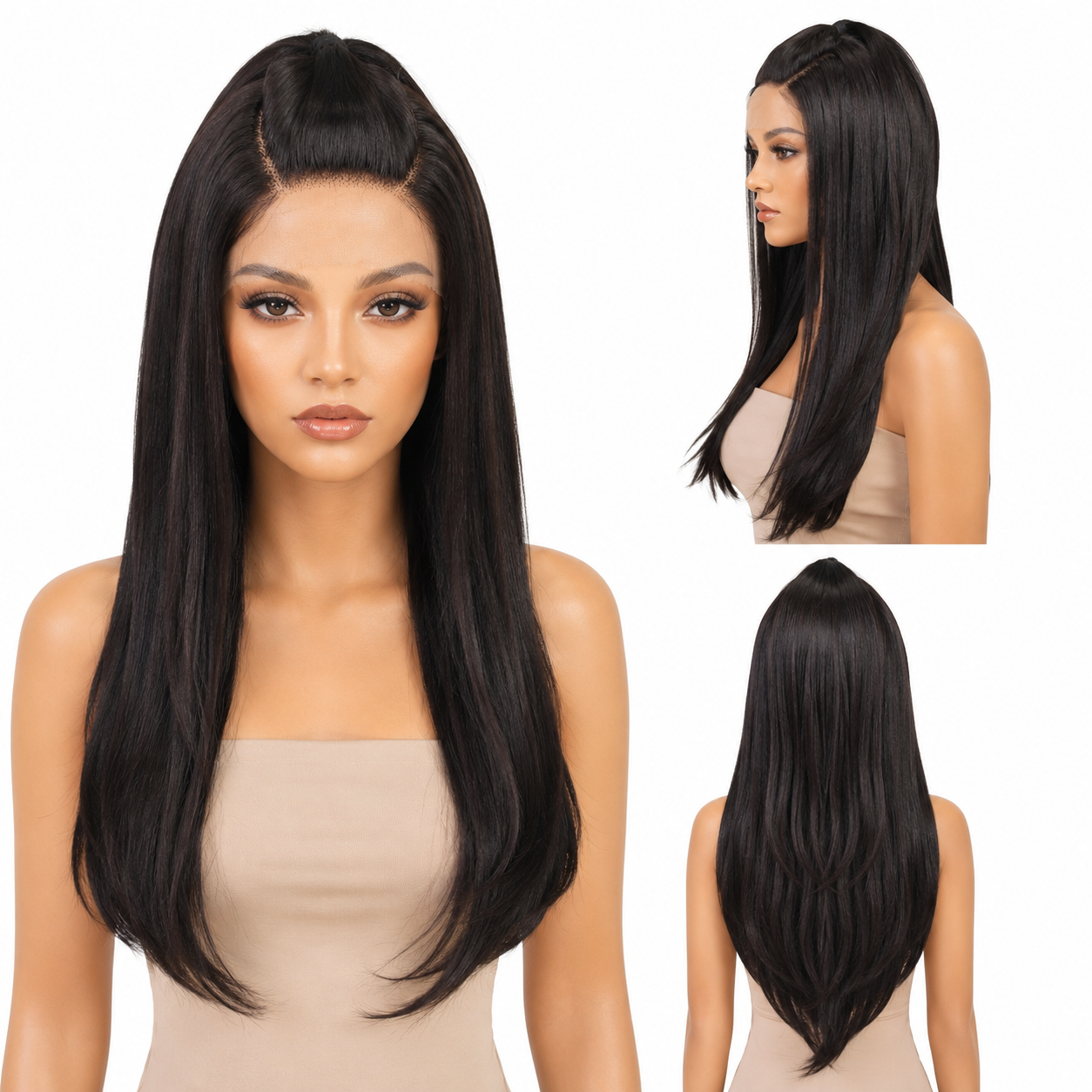 Station Style Lace Nimra Super Volume Lace wig With Natural Baby Hair Line