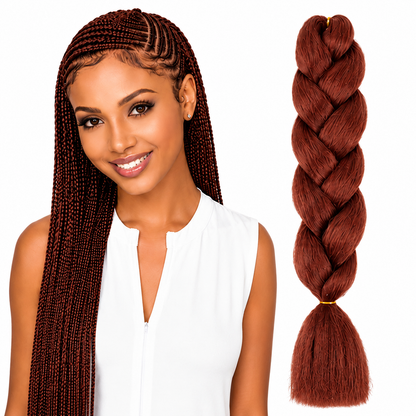 X-Pression Ultra Braids Non-Stretched Kanekalon Braiding Hair 82"