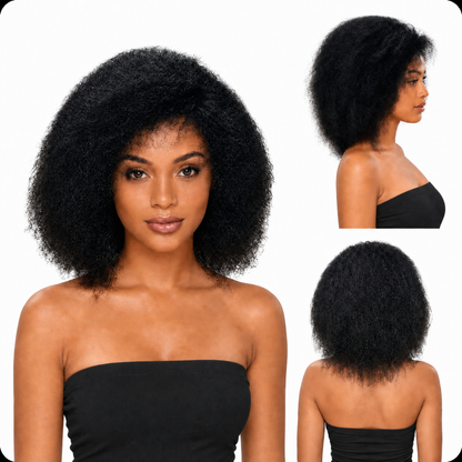 Black Angel Style Lulu Wig Synthetic Hair