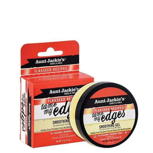 Flaxseed Tame My Edges Smoothing Gel Aunt Jackie's - Beauty And Hair Supply