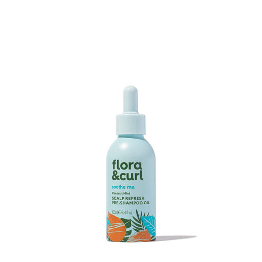 Flora & Curl Coconut Mint Scalp Refresh Pre-Shampoo Oil 50ml - Beauty and Hair Supply