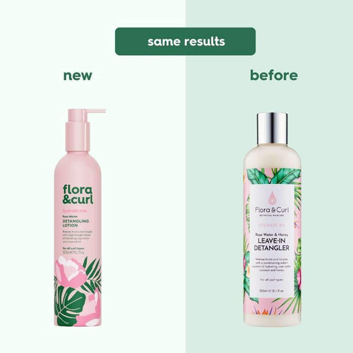 Flora & Curl Leave-In Rose Water Detangler Lotion 300ml - Beauty and Hair Supply