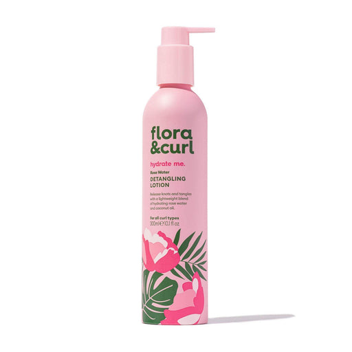 Flora & Curl Leave-In Rose Water Detangler Lotion 300ml - Beauty and Hair Supply