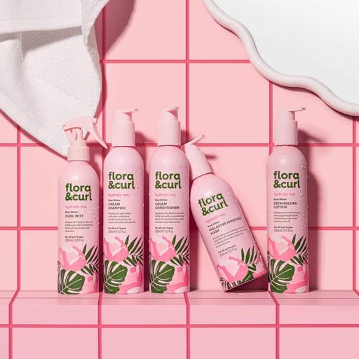 Flora & Curl Rose Water Cream Conditioner 300ml - Beauty and Hair Supply