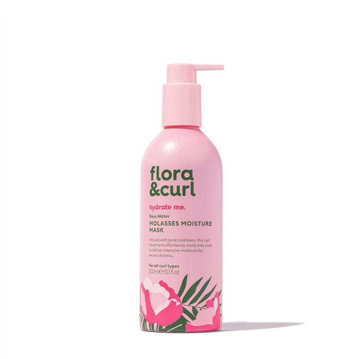 Flora & Curl Rose Water Molasses Moisture Mask 300ml - Beauty and Hair Supply